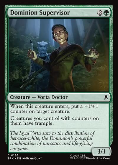 Dominion Supervisor 195 Star Trek Magic card