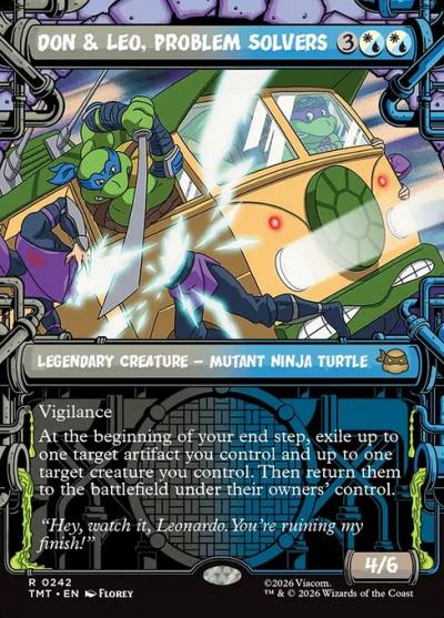 Don & Leo, Problem Solvers TMT-242 Teenage Mutant Ninja Turtles Magic card