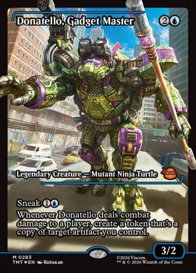 Donatello, Gadget Master TMT-283 Teenage Mutant Ninja Turtles Magic card