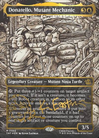 Donatello, Mutant Mechanic TMT-302 Teenage Mutant Ninja Turtles Magic card