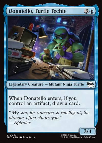 Donatello, Turtle Techie TMT-37 Teenage Mutant Ninja Turtles Magic card