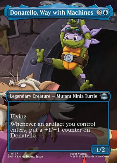Donatello, Way with Machines TMT-197 Teenage Mutant Ninja Turtles Magic card