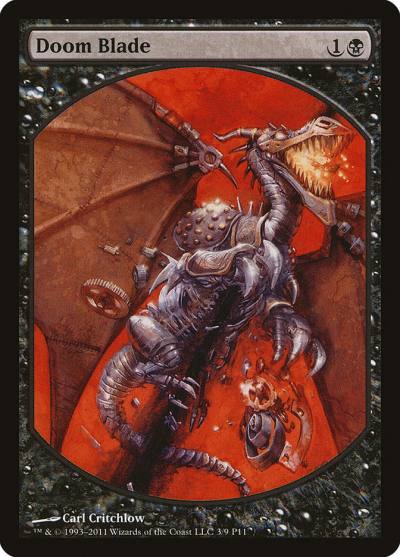 Doom Blade P11-3 Magic Player Rewards 2011 Magic card