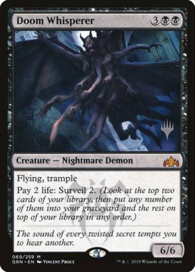 Doom Whisperer PGRN-69P Guilds of Ravnica Promos Magic card