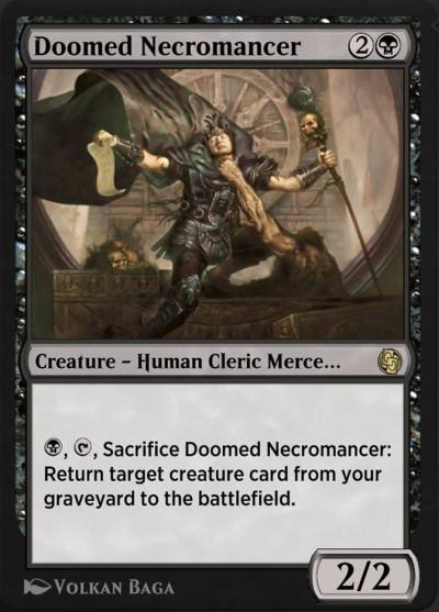 Doomed Necromancer AJMP-137 Jumpstart Arena Exclusives Magic card