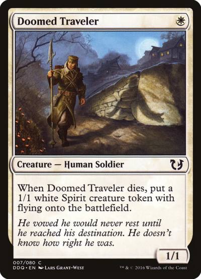 Doomed Traveler DDQ-7 Duel Decks: Blessed vs. Cursed Magic card