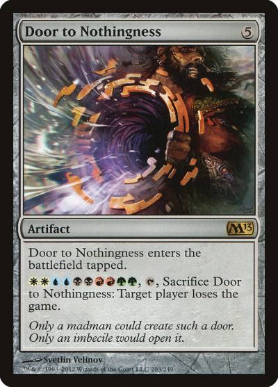 Door to Nothingness M13-203 Magic 2013 Magic card
