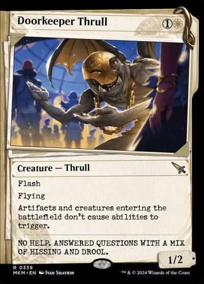 Doorkeeper Thrull MKM-338 Murders at Karlov Manor Magic card