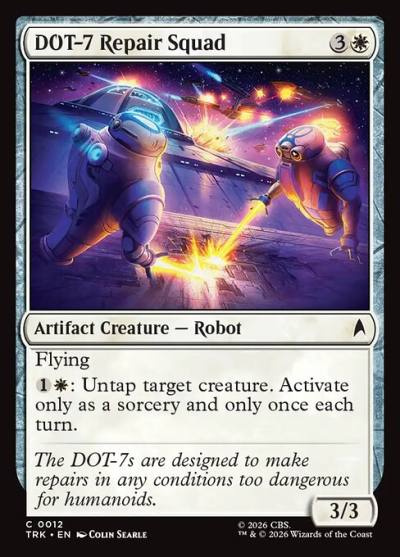 DOT-7 Repair Squad TRK-12 Star Trek Magic card