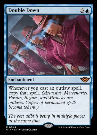 Double Down OTJ-44 Outlaws of Thunder Junction Magic card