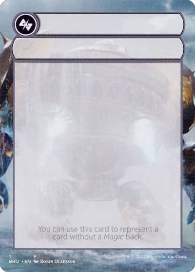 Double-Faced Substitute Card SBRO-1 The Brothers' War Substitute Cards Magic card