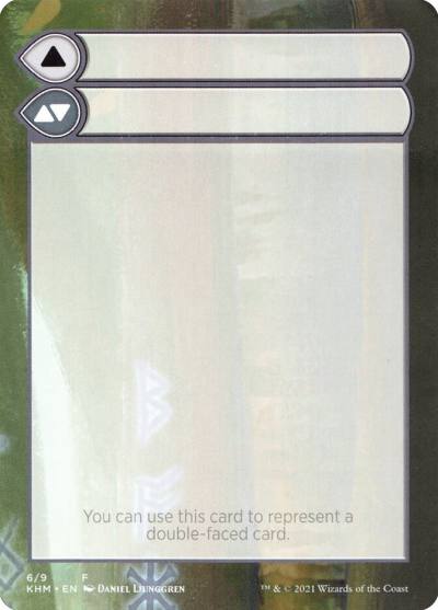 Double-Faced Substitute Card SKHM-6 Kaldheim Substitute Cards Magic card