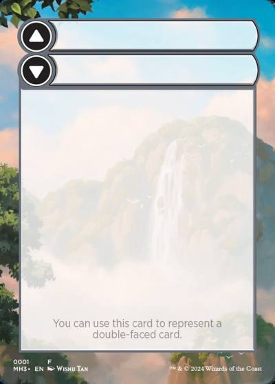 Double-Faced Substitute Card SMH3-1 Modern Horizons 3 Substitute Cards Magic card