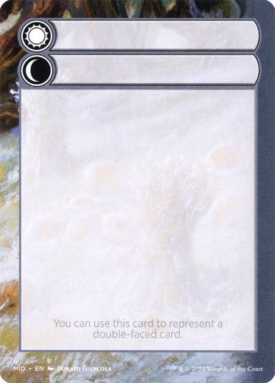 Double-Faced Substitute Card SMID-6 Innistrad: Midnight Hunt Substitute Cards Magic card