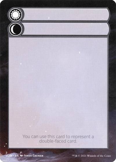 Double-Faced Substitute Card SVOW-2 Innistrad: Crimson Vow Substitute Cards Magic card