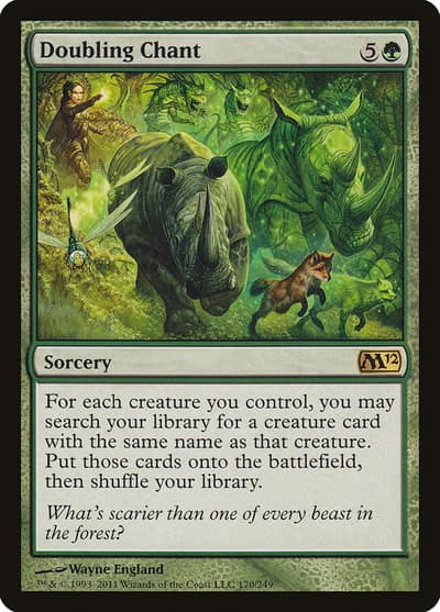 Doubling Chant M12-170 Magic 2012 Magic card
