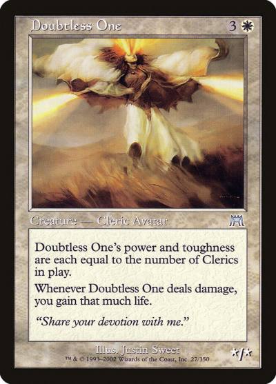 Doubtless One 27 Onslaught Magic card