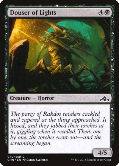 Douser of Lights 70 Guilds of Ravnica Magic card