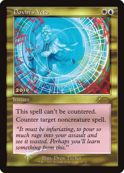 Dovin's Veto P30A-27 30th Anniversary Play Promos Magic card