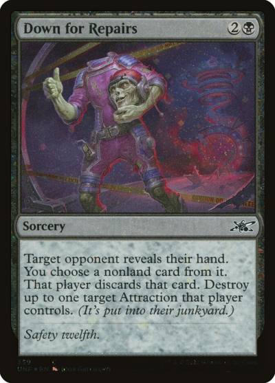 Down for Repairs UNF-359 Unfinity Magic card