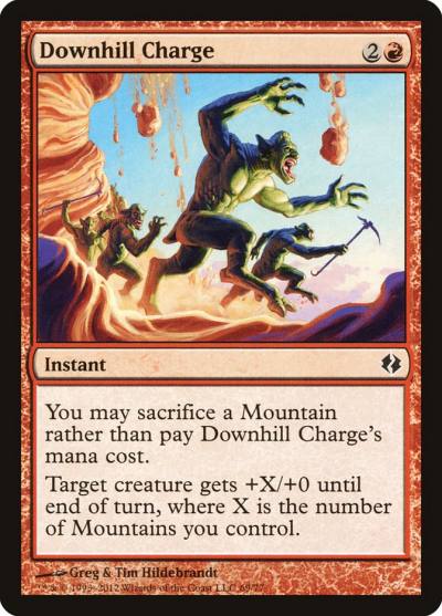 Downhill Charge DDI-69 Duel Decks: Venser vs. Koth Magic card
