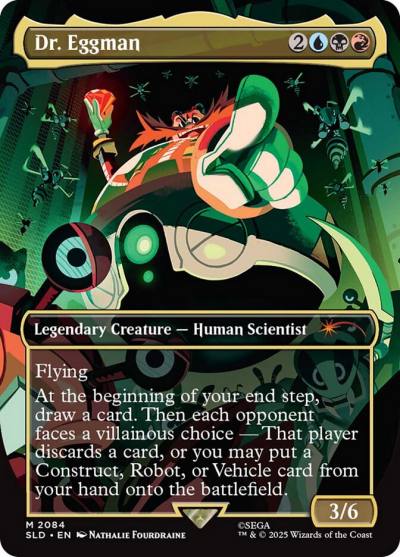 Dr. Eggman SLD-2084 Secret Lair Drop Magic card