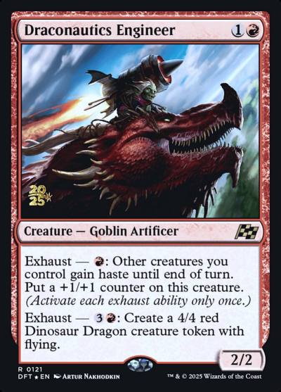 Draconautics Engineer PDFT-121S Aetherdrift Promos Magic card