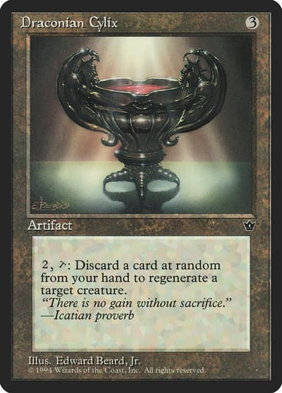 Draconian Cylix FEM-86 Fallen Empires Magic card