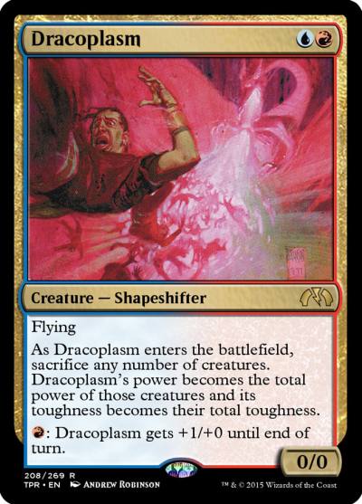 Dracoplasm TPR-208 Tempest Remastered Magic card