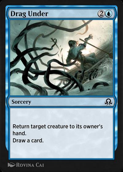 Drag Under SIR-62 Shadows over Innistrad Remastered Magic card