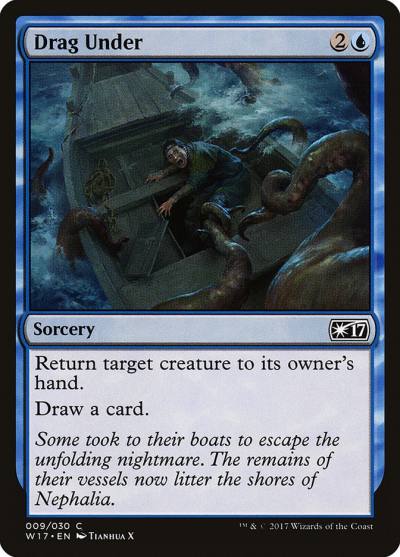 Drag Under W17-9 Welcome Deck 2017 Magic card