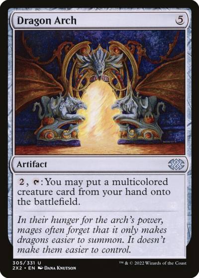 Dragon Arch 2X2-305 Double Masters 2022 Magic card