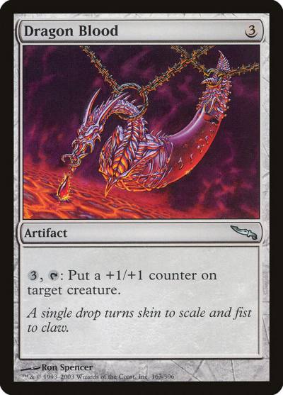 Dragon Blood MRD-163 Mirrodin Magic card