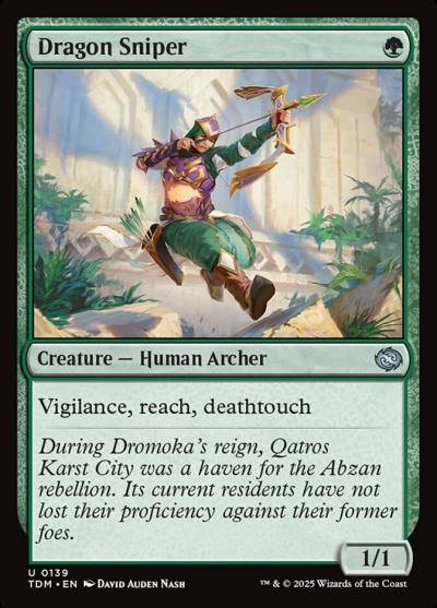 Dragon Sniper 139 Tarkir: Dragonstorm Magic card