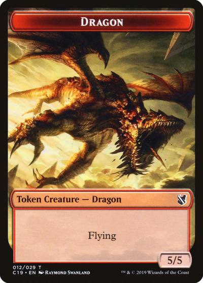 Dragon TC19-12 Commander 2019 Tokens Magic card