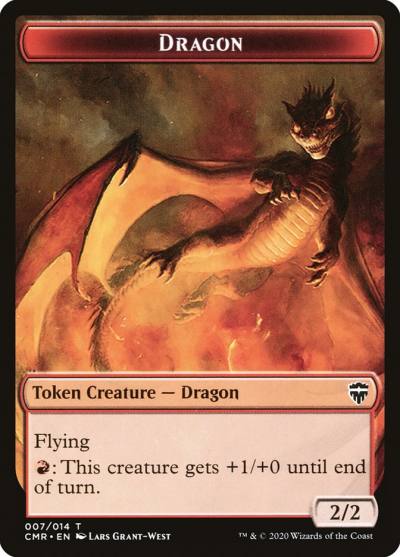 Dragon TCMR-7 Commander Legends Tokens Magic card