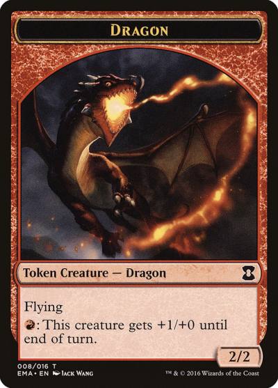 Dragon TEMA-8 Eternal Masters Tokens Magic card