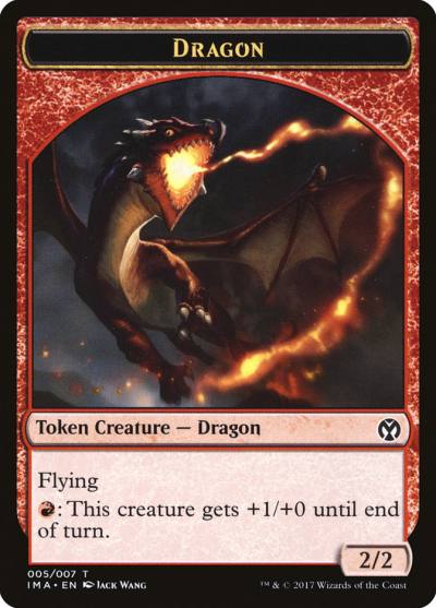 Dragon TIMA-5 Iconic Masters Tokens Magic card