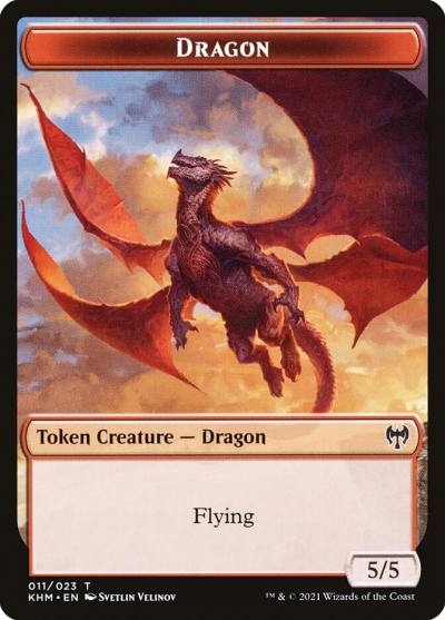 Dragon TKHM-11 Kaldheim Tokens Magic card
