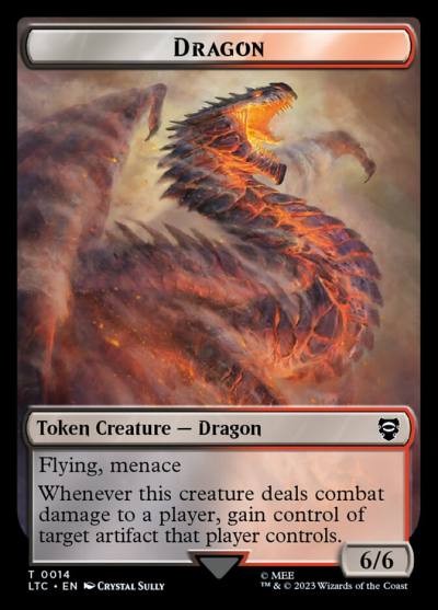 Dragon TLTC-14 Tales of Middle-earth Commander Tokens Magic card