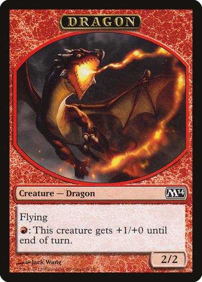 Dragon TM14-6 Magic 2014 Tokens Magic card