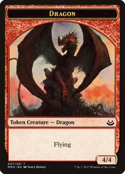 Dragon TMM3-7 Modern Masters 2017 Tokens Magic card