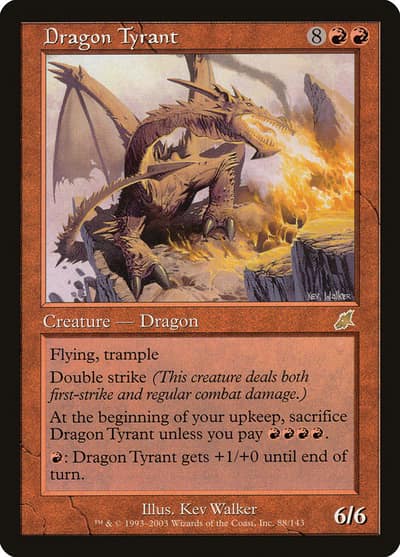 Dragon Tyrant 88 Scourge Magic card