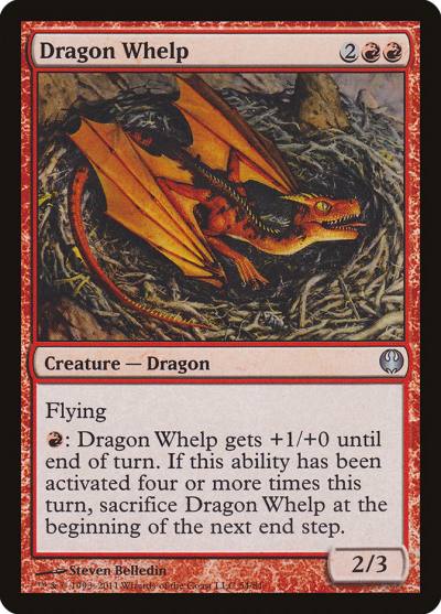 Dragon Whelp DDG-54 Duel Decks: Knights vs. Dragons Magic card