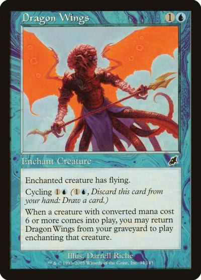 Dragon Wings SCG-34 Scourge Magic card