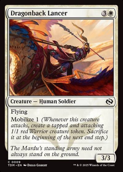 Dragonback Lancer 9 Tarkir: Dragonstorm Magic card