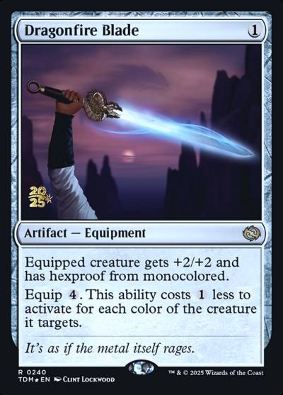 Dragonfire Blade PTDM-240S Tarkir: Dragonstorm Promos Magic card