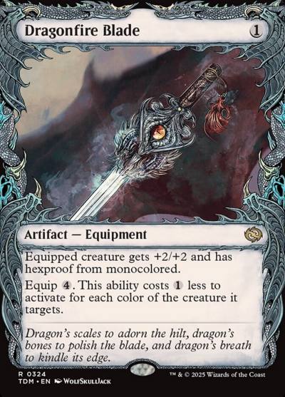 Dragonfire Blade TDM-324 Tarkir: Dragonstorm Magic card