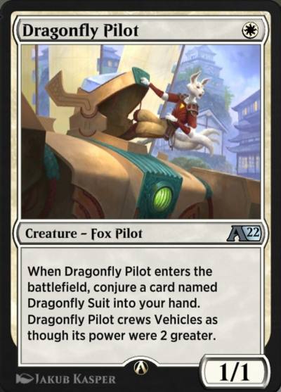 Dragonfly Pilot YNEO-1 Alchemy: Kamigawa Magic card