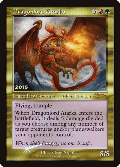 Dragonlord Atarka P30A-23 30th Anniversary Play Promos Magic card